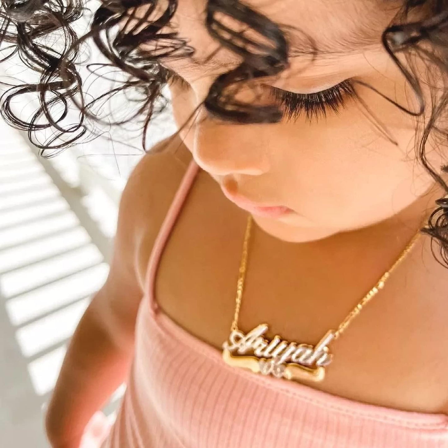 Gemiac Custom Name Necklace Personalized Double Plated - Numba1Diva